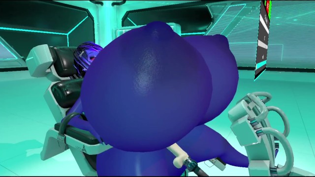 Blueberry inflation (breast, belly, butt expansion)