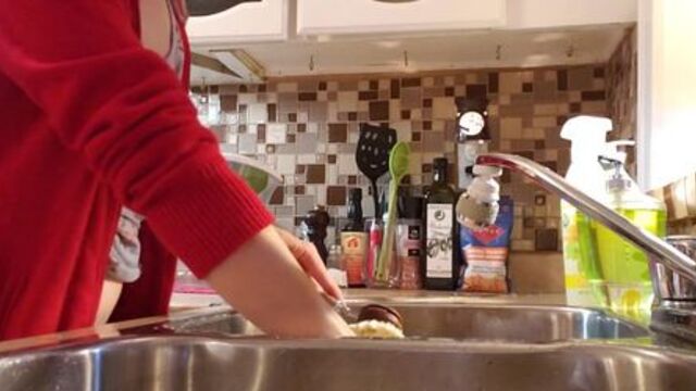 Doing The Dishes With Piss